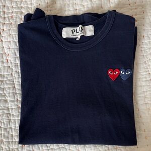 Comme des Garcons PLAY Navy T-Shirt